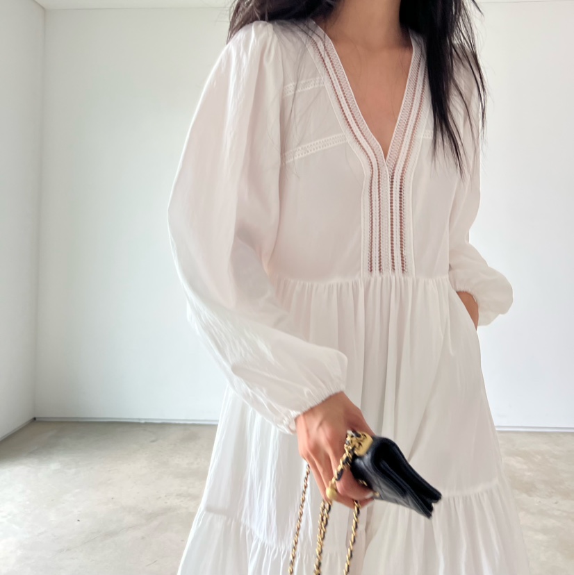 XPARTY東大門㊣實拍女裝新款時尚25秋冬真品推薦休閑連衣裙XPARTY連衣裙