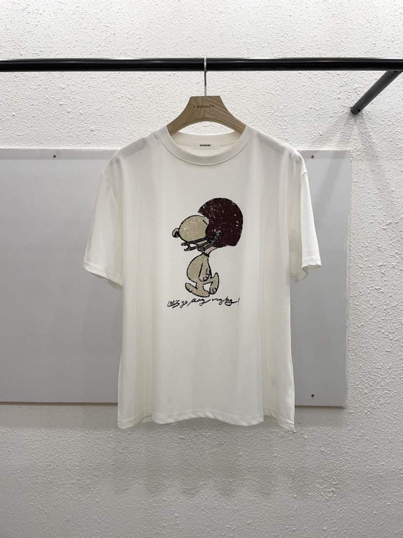 EGGPLANT韓國直郵㊣女裝新款人氣熱賣時尚真品推薦休閑職業T恤EGGPLANTT恤圖色1