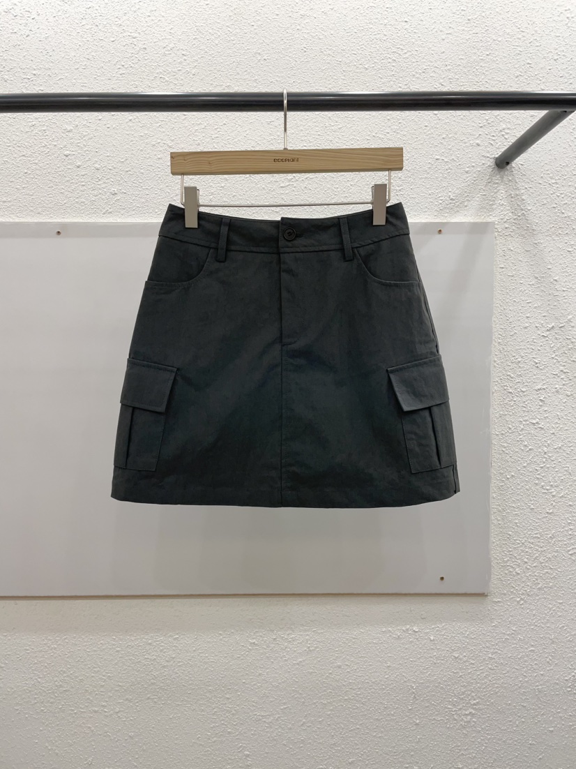 EGGPLANT韓國代購㊣女裝新品人氣熱賣休閑推薦真品25秋冬短裙EGGPLANT短裙圖色2