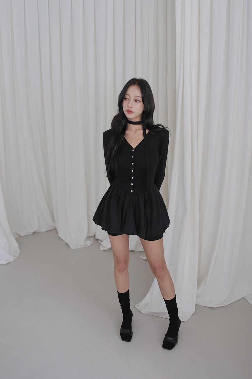 SLIT東大門㊣直郵女士新品時尚人氣推薦職業熱賣針織衫含脖帶SLIT針織衫