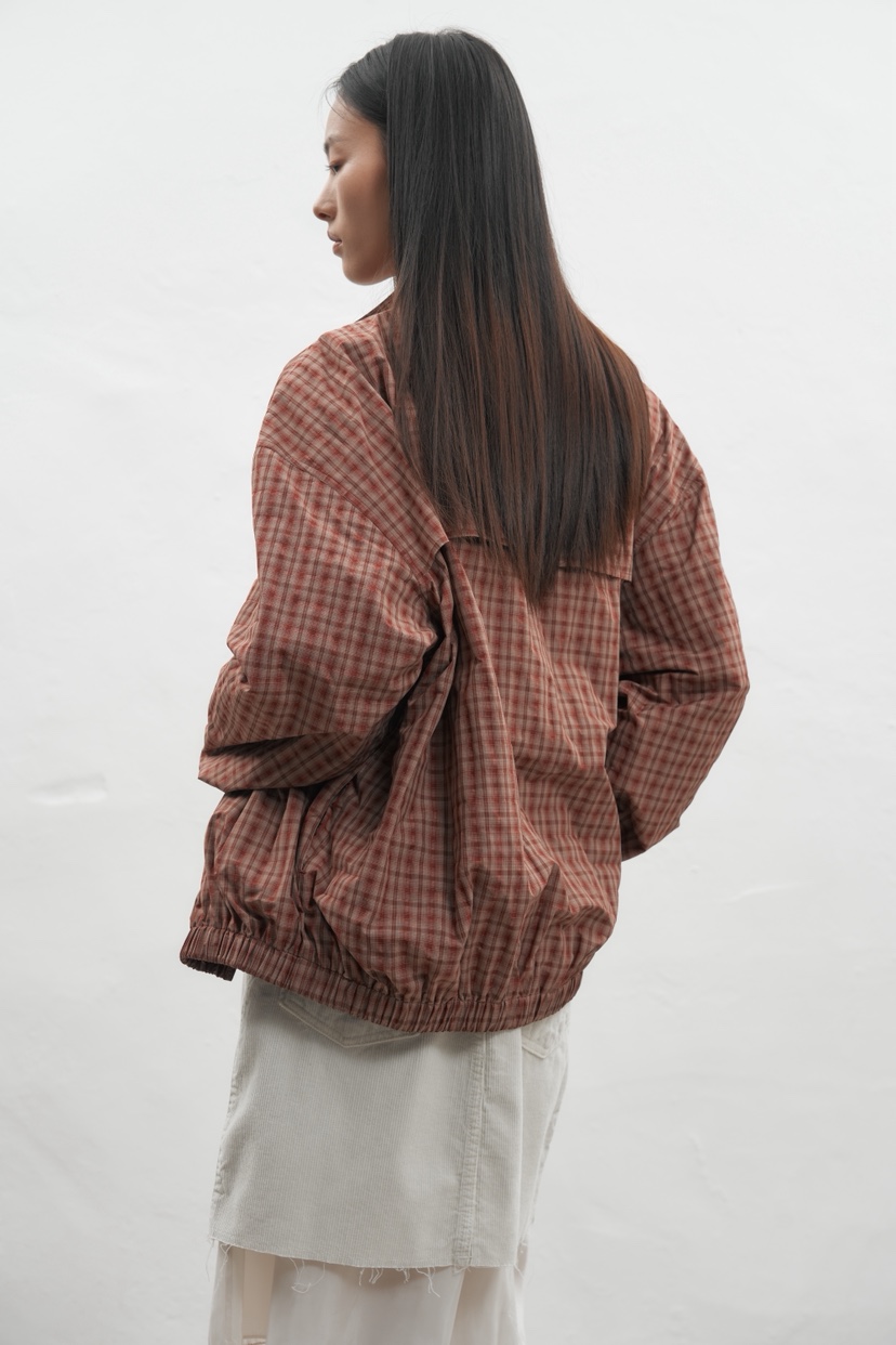 JEONG GAM STUDIOS東大門㊣直郵女裝新品推薦人氣夾克格紋JEONG GAM夾克