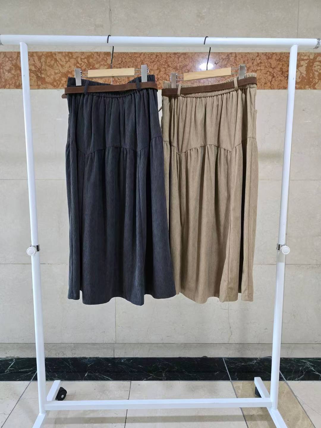 FRANCO3韓國直郵㊣女士新品25秋冬人氣推薦熱賣長裙不含腰帶FRANCO3長裙