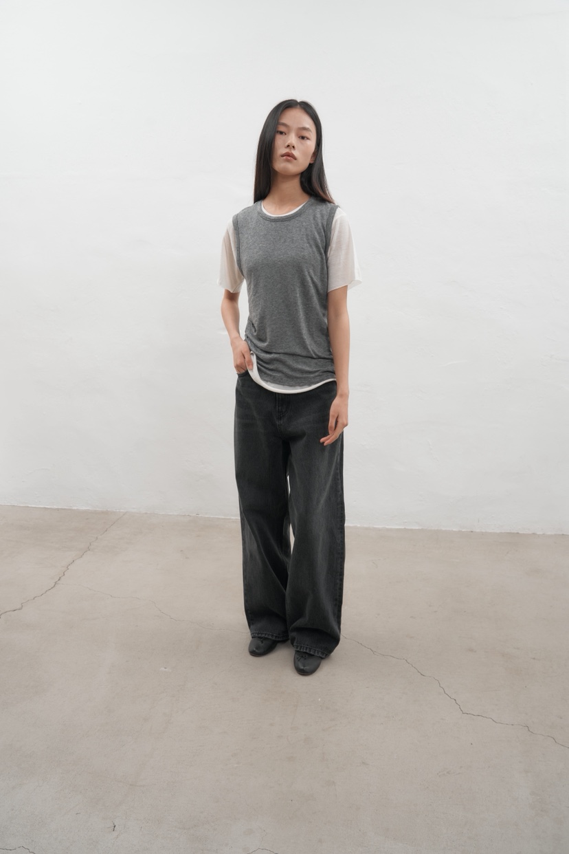 JEONG GAM STUDIOS東大門㊣代購女士新品真品時尚休閑牛仔褲JEONG GAM牛仔褲