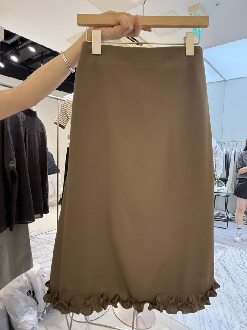 YIKHO STYLE韓國代購㊣女裝新品人氣25秋冬職業半身裙中短裙YIKHO STYLE半身裙/中短裙圖色2