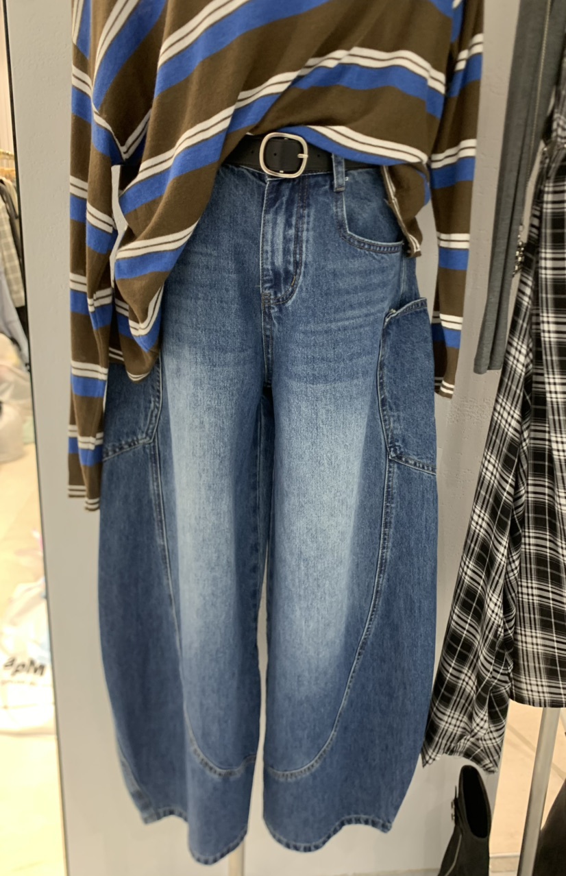 JIMMY東大門㊣實拍女裝新品熱賣人氣職業推薦時尚真品牛仔褲JIMMY/REMAKE牛仔褲
