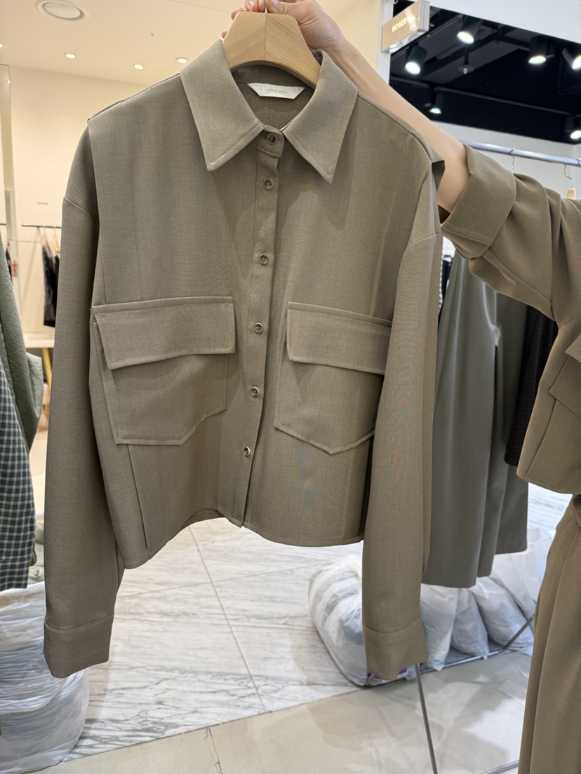 YIKHO STYLE東大門㊣實拍女士新品時尚真品休閑襯衫蕾絲衫YIKHO STYLE襯衫/蕾絲衫圖色1