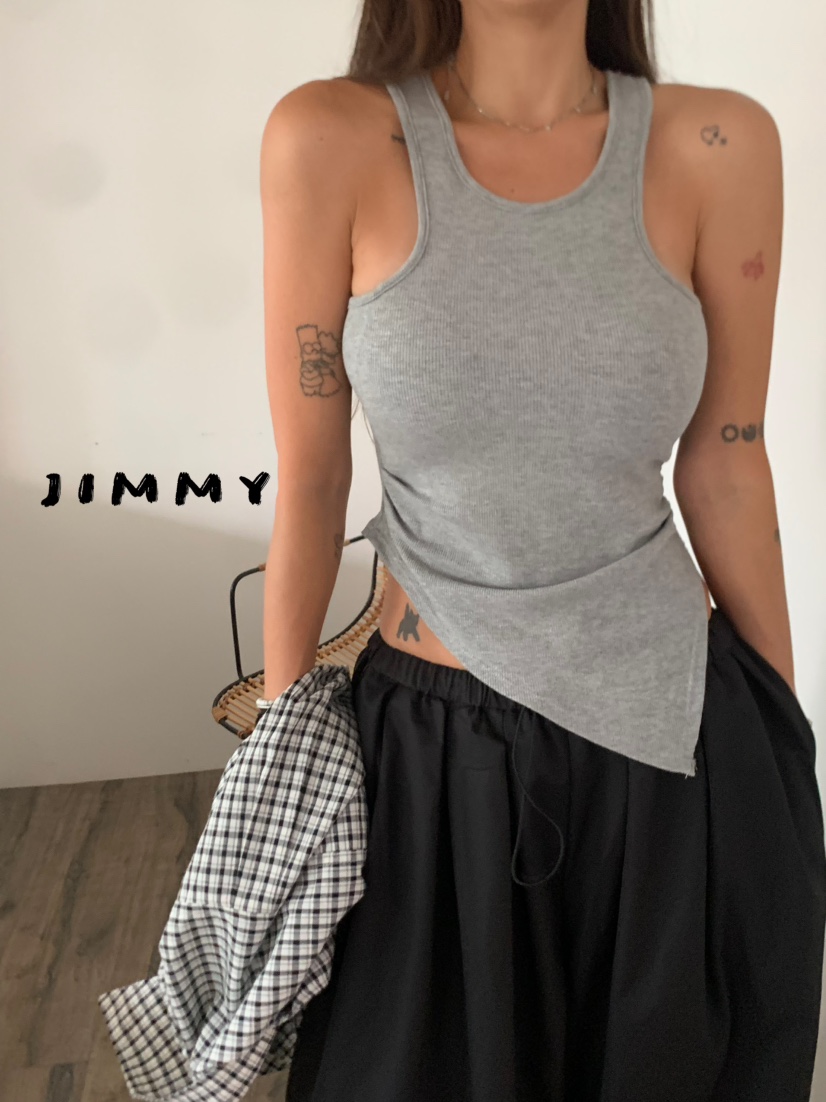 JIMMY東大門㊣實拍女士新款人氣時尚25秋冬熱賣休閑吊帶背心JIMMY/REMAKE吊帶/背心