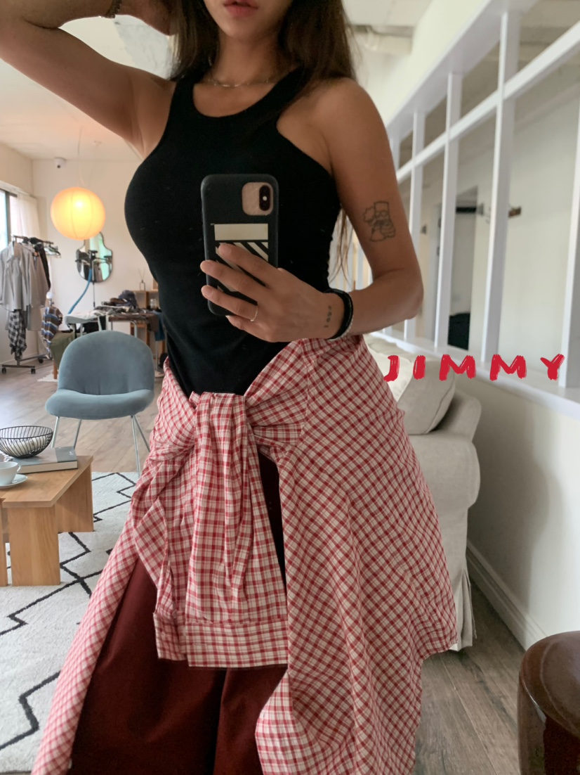 JIMMY東大門㊣實拍女士新款人氣時尚25秋冬熱賣休閑吊帶背心JIMMY/REMAKE吊帶/背心