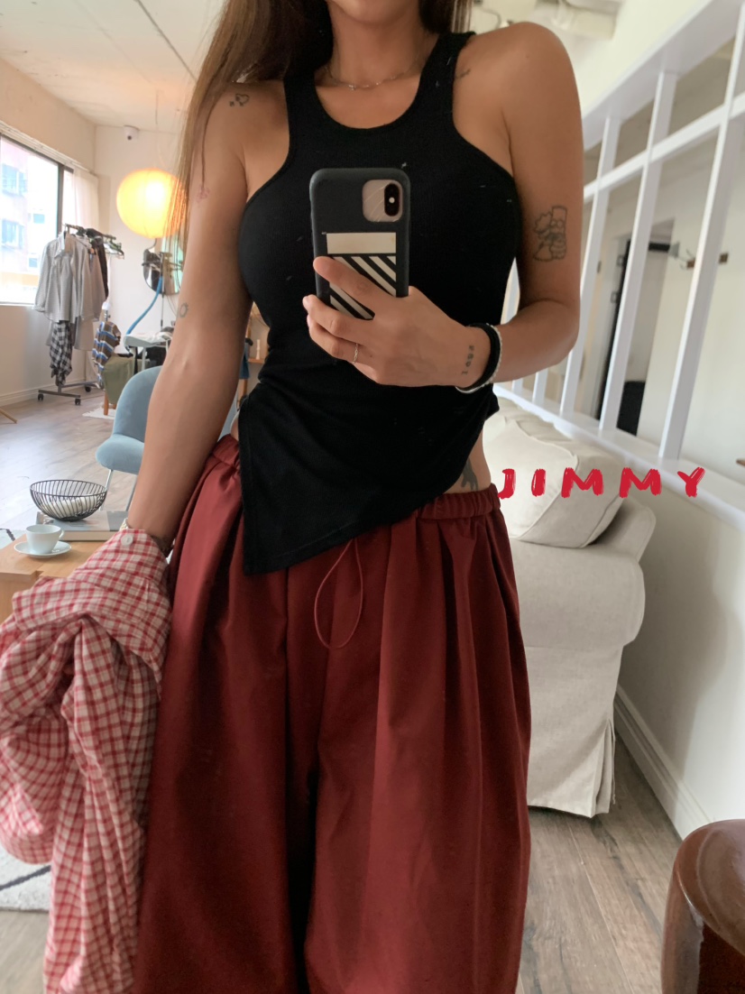 JIMMY東大門㊣實拍女士新款人氣時尚25秋冬熱賣休閑吊帶背心JIMMY/REMAKE吊帶/背心