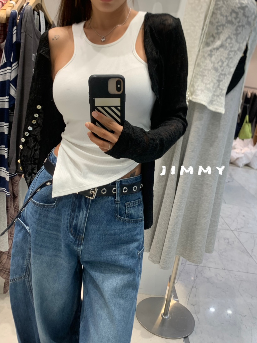JIMMY東大門㊣實拍女士新款人氣時尚25秋冬熱賣休閑吊帶背心JIMMY/REMAKE吊帶/背心