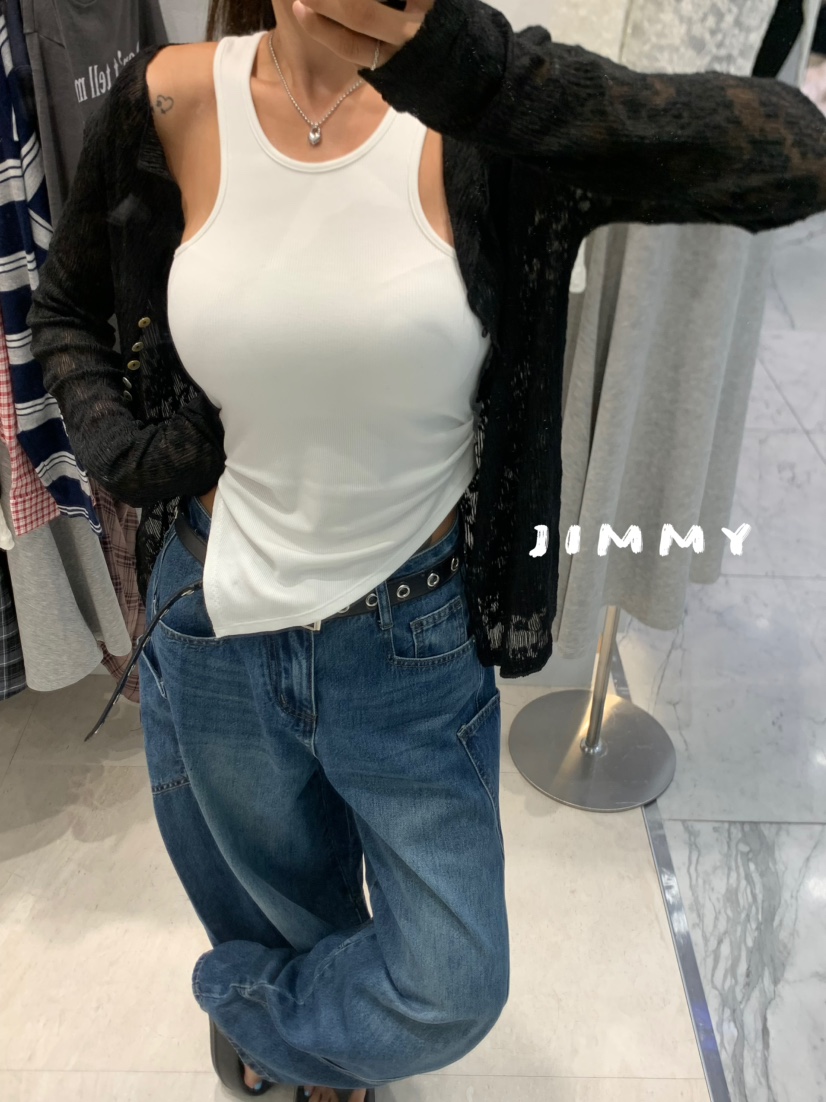 JIMMY東大門㊣實拍女士新款人氣時尚25秋冬熱賣休閑吊帶背心JIMMY/REMAKE吊帶/背心