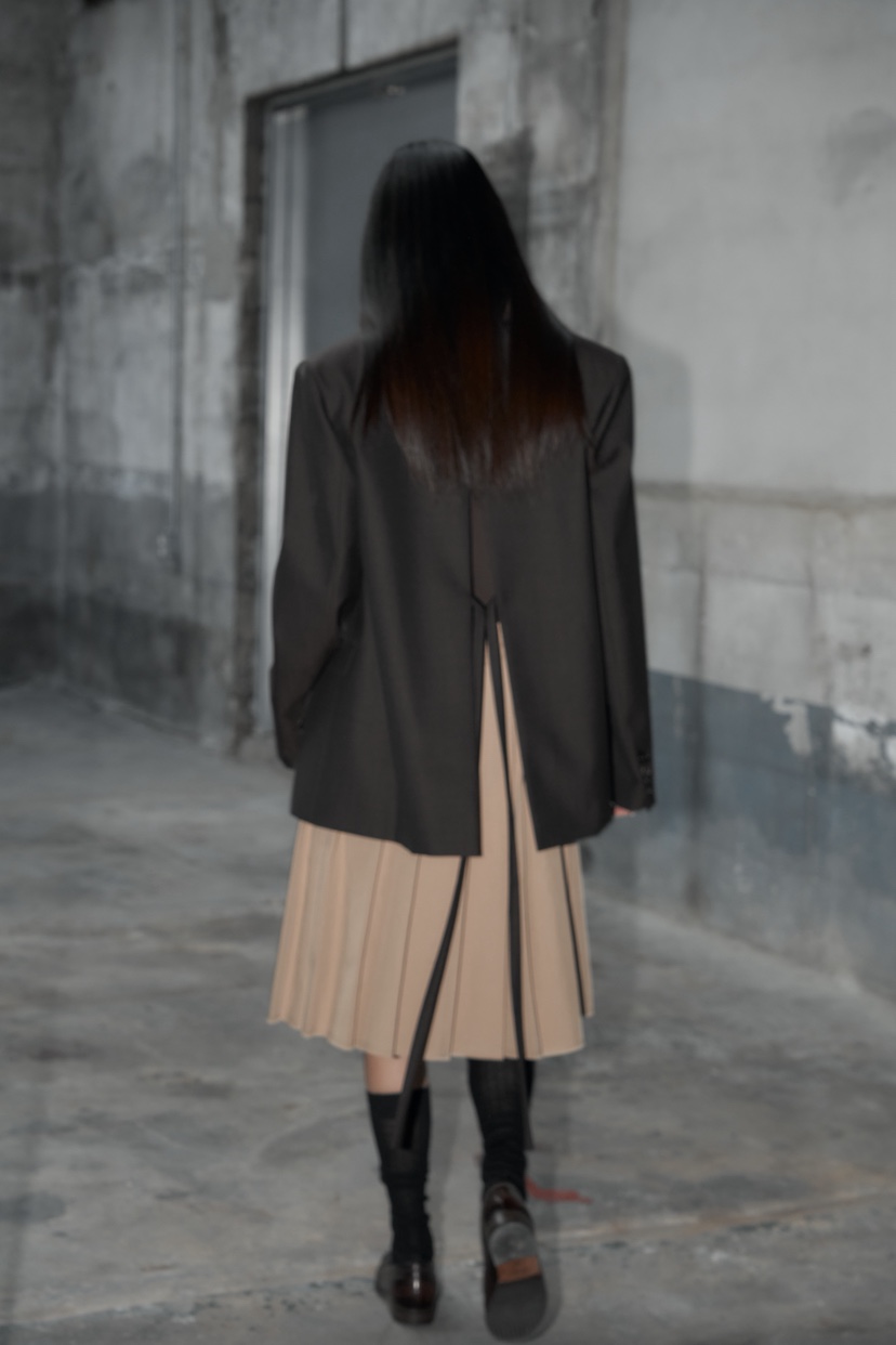 JEONG GAM STUDIOS東大門㊣代購女士新款時尚休閑夾克羊毛JEONG GAM夾克
