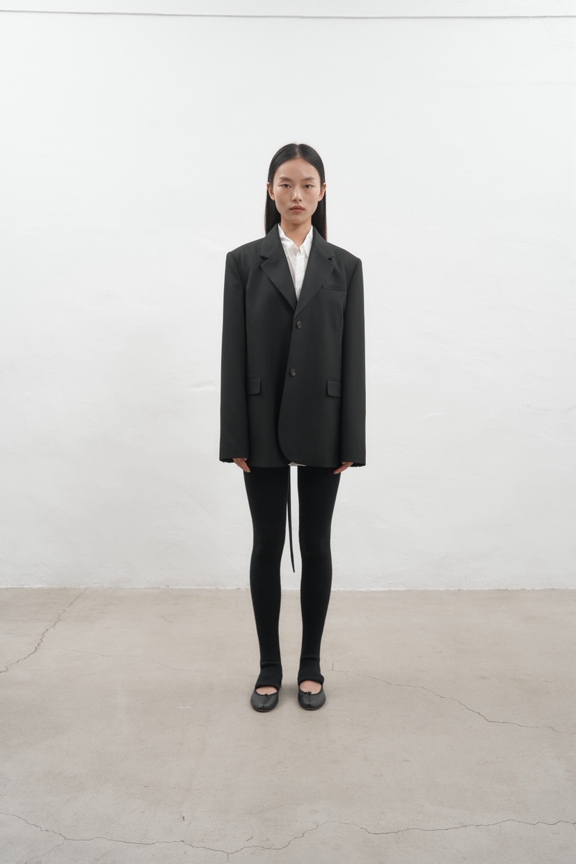 JEONG GAM STUDIOS東大門㊣代購女士新款時尚休閑夾克羊毛JEONG GAM夾克