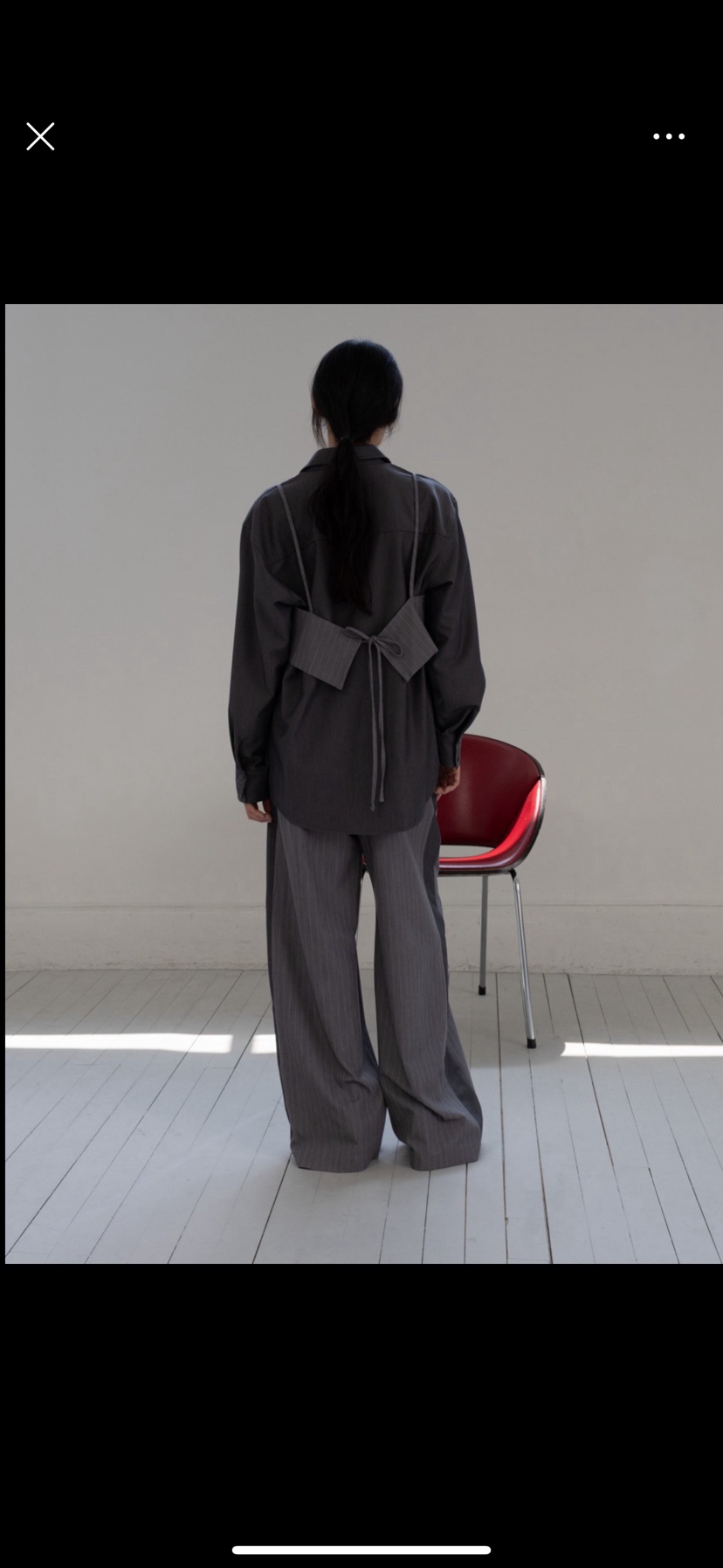 INSSENSE-A韓國直郵㊣女士新款推薦25秋冬時尚休閑褲條紋綁帶INSSENSE-A休閑褲