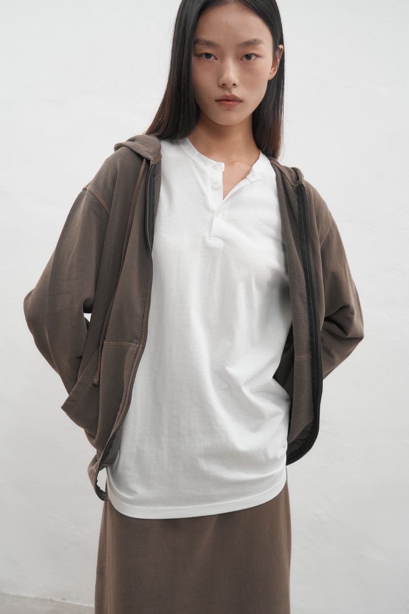 JEONG GAM STUDIOS東大門㊣直郵女裝新款25秋冬真品夾克兜帽JEONG GAM夾克