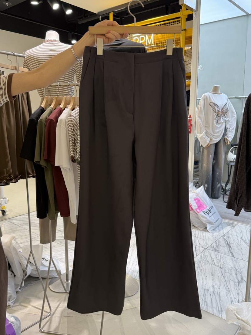 YIKHO STYLE東大門㊣代購女士新款休閑25秋冬時尚正裝褲西褲YIKHO STYLE正裝褲/西褲圖色2