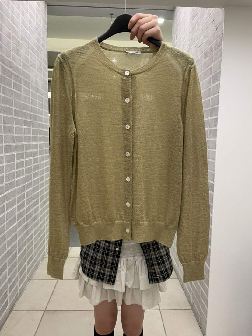 JEONG GAM STUDIOS東大門㊣直郵女裝新品職業針織衫羊絨開衫JEONG GAM針織衫圖色2