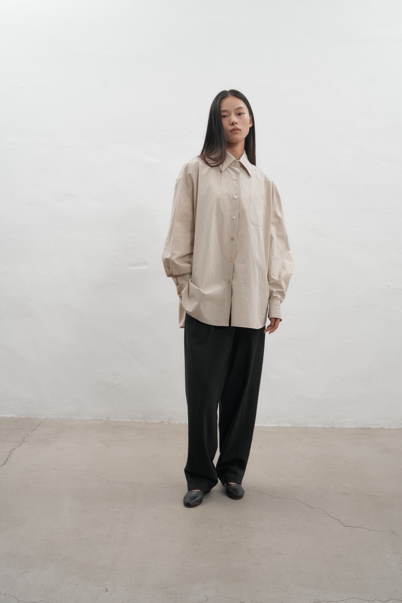 JEONG GAM STUDIOS東大門㊣代購女裝新款真品襯衫蕾絲衫寬松JEONG GAM襯衫/蕾絲衫