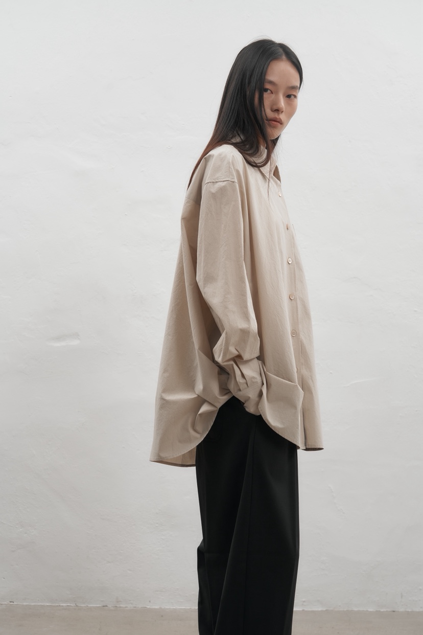 JEONG GAM STUDIOS東大門㊣代購女裝新款真品襯衫蕾絲衫寬松JEONG GAM襯衫/蕾絲衫