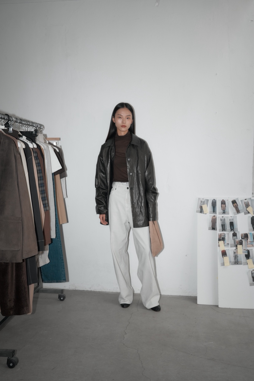 JEONG GAM STUDIOS韓國直郵㊣女裝新品休閑推薦真品夾克長款JEONG GAM夾克