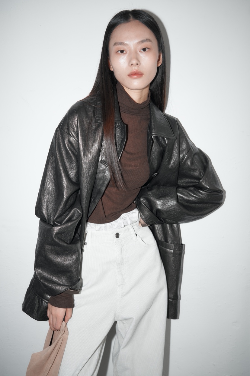 JEONG GAM STUDIOS韓國直郵㊣女裝新品休閑推薦真品夾克長款JEONG GAM夾克
