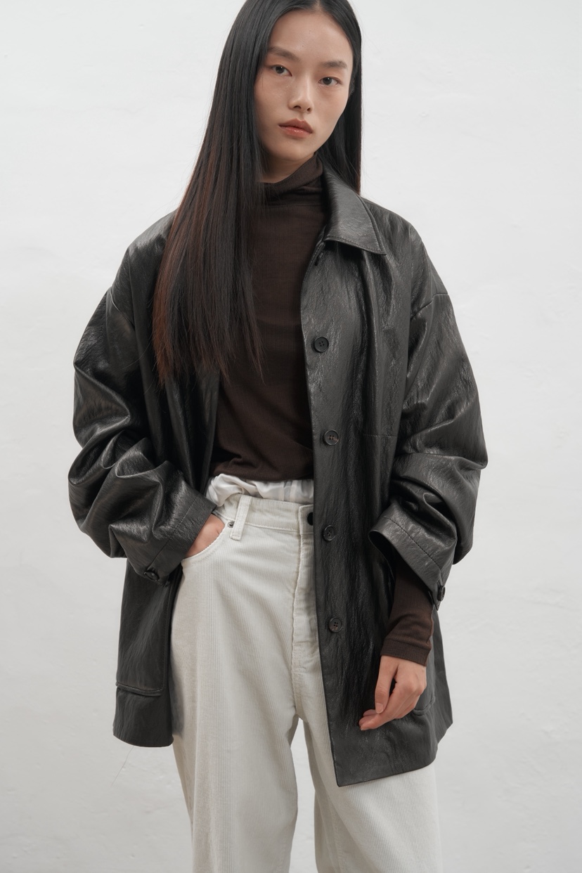 JEONG GAM STUDIOS韓國直郵㊣女裝新品休閑推薦真品夾克長款JEONG GAM夾克