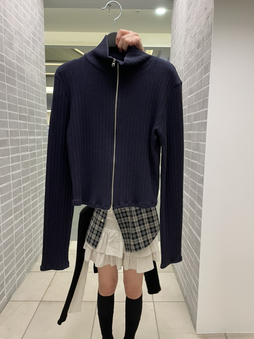 JEONG GAM STUDIOS東大門㊣直郵女裝新品真品夾克拉鏈短款JEONG GAM夾克圖色2