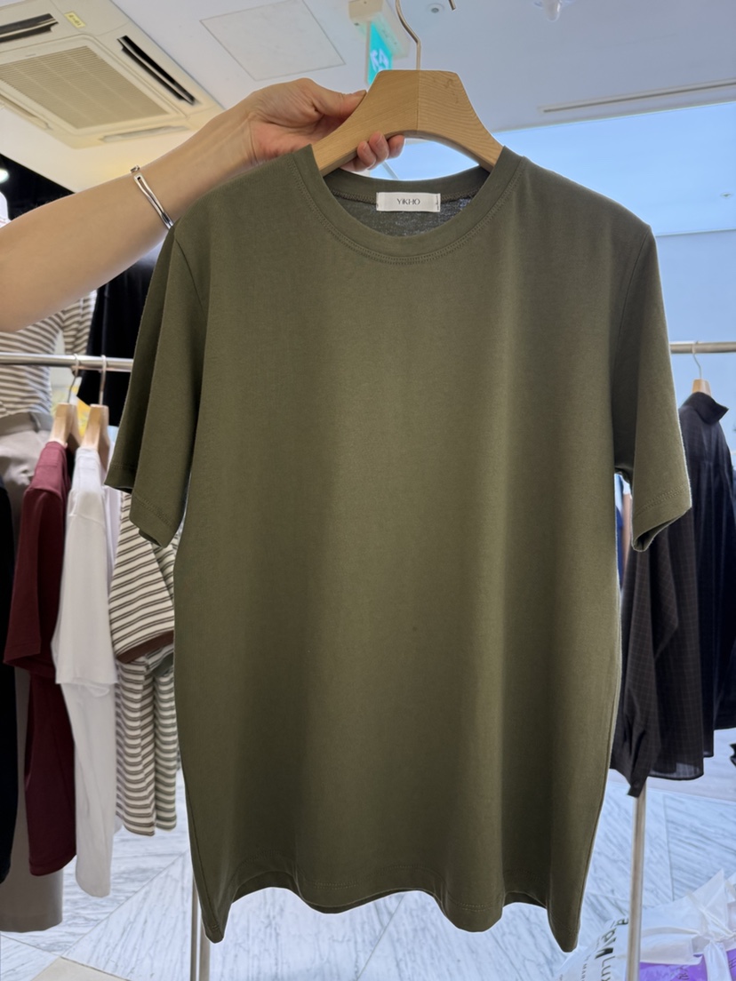 YIKHO STYLE韓國直郵㊣女裝新品職業時尚人氣熱賣休閑25秋冬T恤YIKHO STYLET恤圖色3