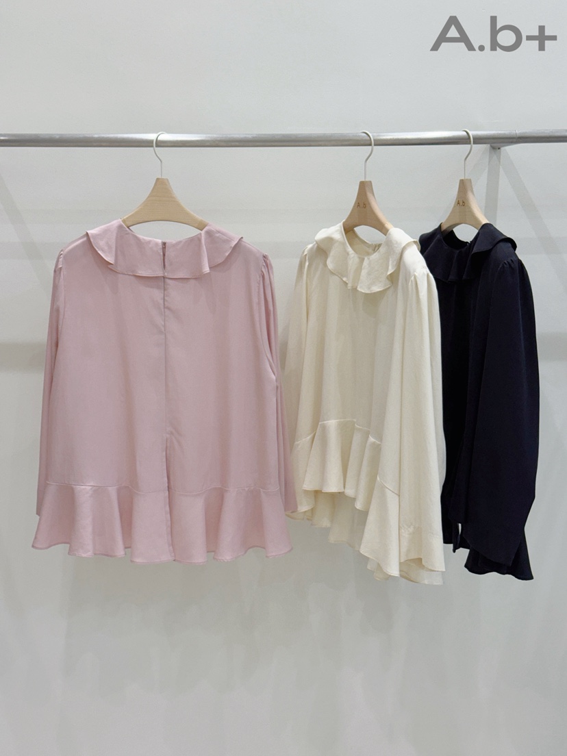 AUTUMN BEIGE PLUS東大門㊣代購女士新品職業休閑襯衫蕾絲衫AUTUMN BEIGE PLUS襯衫/蕾絲衫