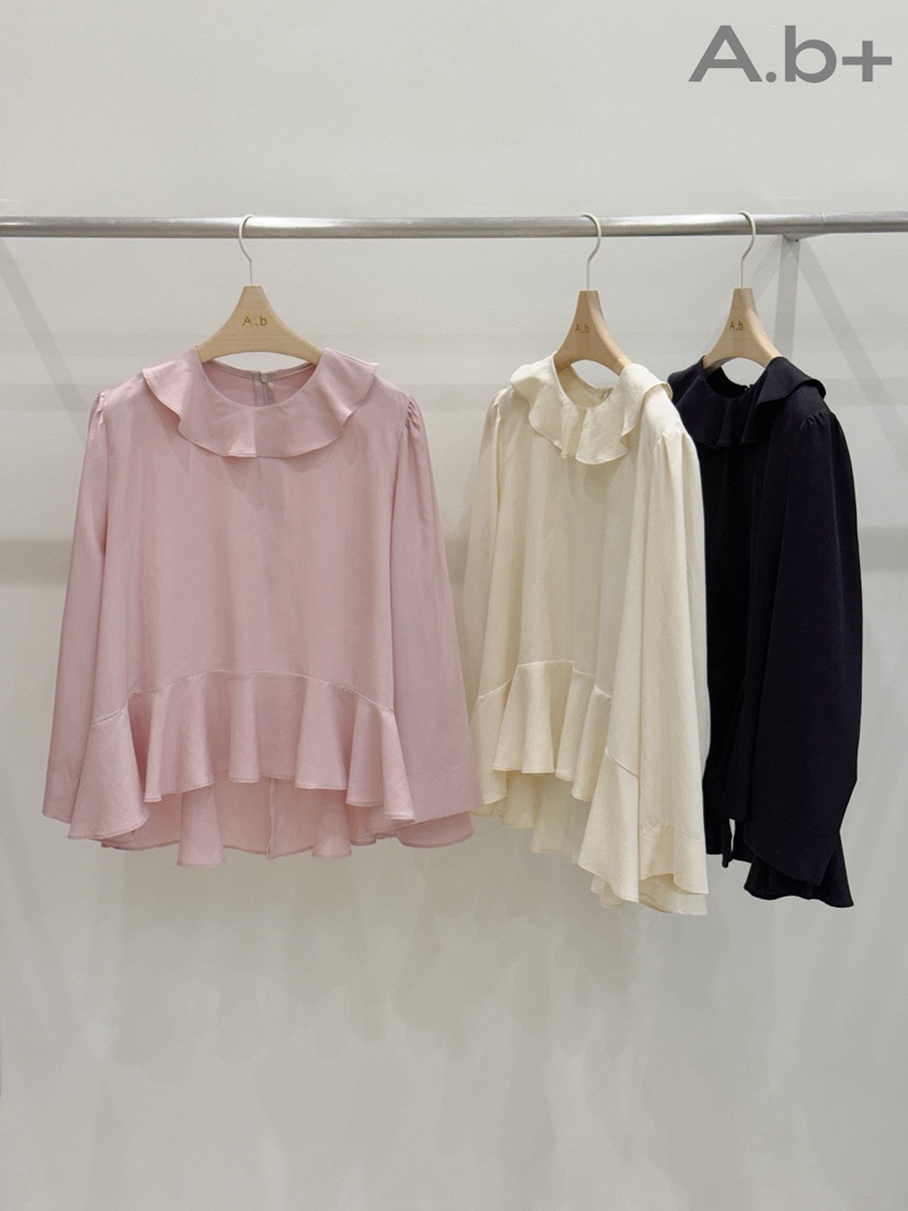 AUTUMN BEIGE PLUS東大門㊣代購女士新品職業休閑襯衫蕾絲衫AUTUMN BEIGE PLUS襯衫/蕾絲衫