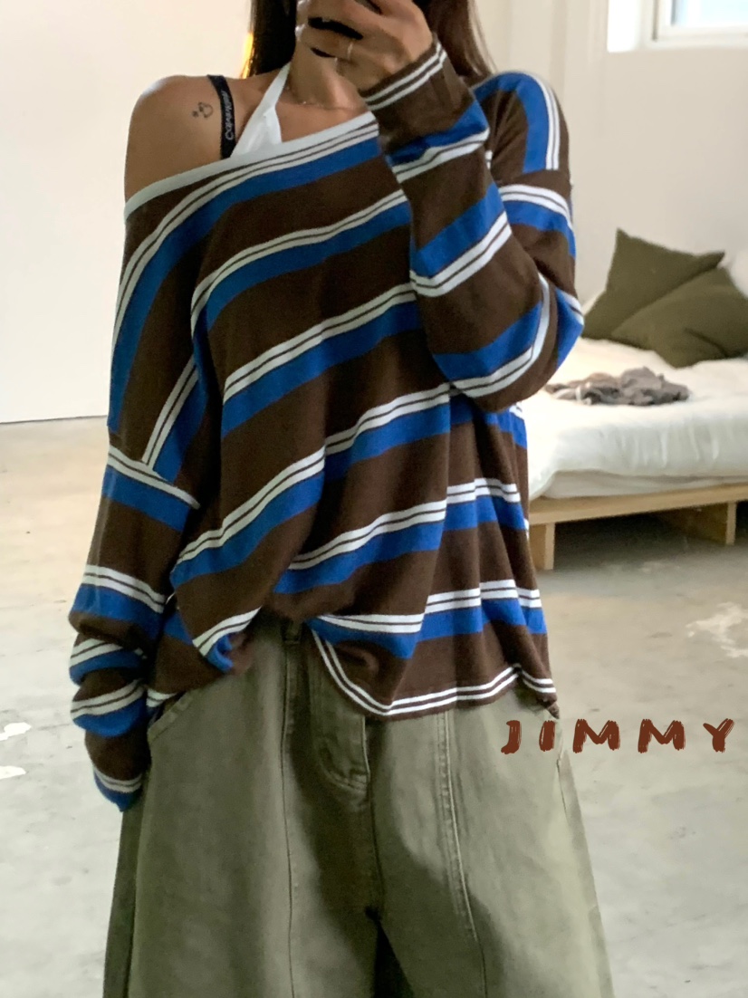 JIMMY韓國代購㊣女裝新款25秋冬職業熱賣推薦休閑套裝套裝條紋JIMMY/REMAKE套裝