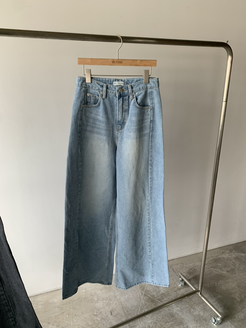 BETONE東大門㊣實拍女裝新品職業人氣真品熱賣時尚休閑牛仔褲BETONE牛仔褲圖色2