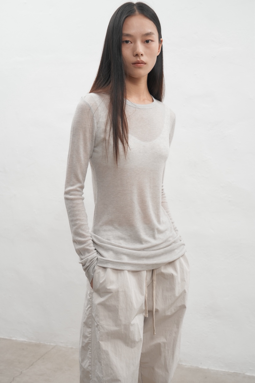 JEONG GAM STUDIOS東大門㊣實拍女士新品25秋冬時尚長袖T恤JEONG GAM長袖T恤