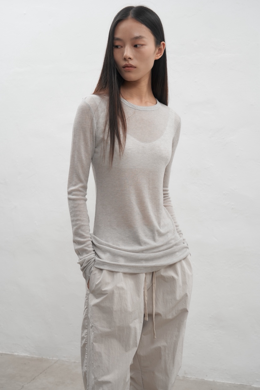 JEONG GAM STUDIOS東大門㊣實拍女士新品25秋冬時尚長袖T恤JEONG GAM長袖T恤