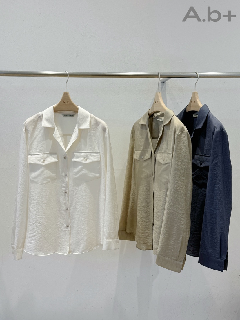 AUTUMN BEIGE PLUS韓國直郵㊣女士新品時尚真品襯衫蕾絲衫AUTUMN BEIGE PLUS襯衫/蕾絲衫