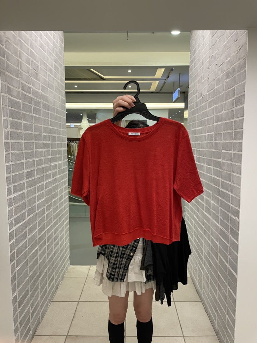 JEONG GAM STUDIOS東大門㊣代購女裝新品人氣熱賣25秋冬T恤JEONG GAMT恤圖色4