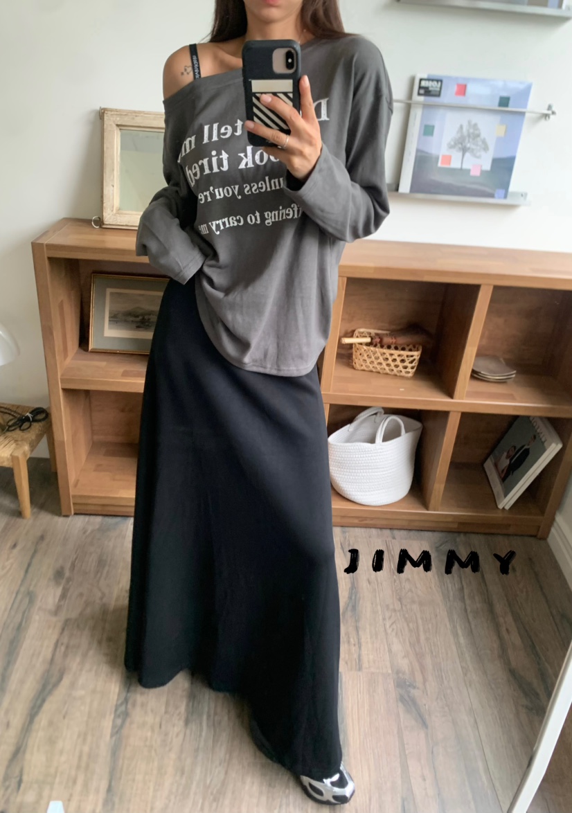 JIMMY韓國直郵㊣女裝新品休閑時尚熱賣25秋冬推薦人氣職業長裙JIMMY/REMAKE長裙
