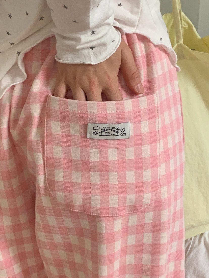TOLL東大門㊣實拍女士新品職業25秋冬人氣推薦熱賣休閑褲格紋TOLL休閑褲