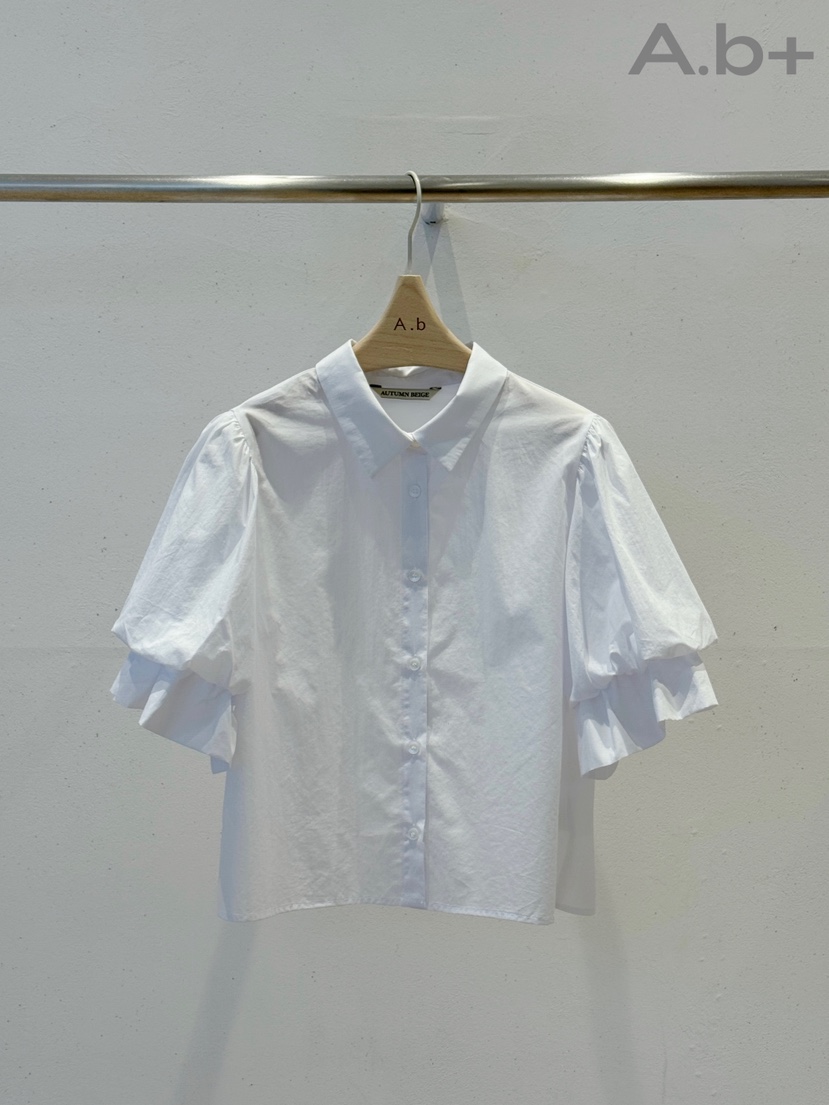 AUTUMN BEIGE PLUS東大門㊣直郵女裝新款熱賣25秋冬襯衫蕾絲衫AUTUMN BEIGE PLUS襯衫/蕾絲衫圖色2