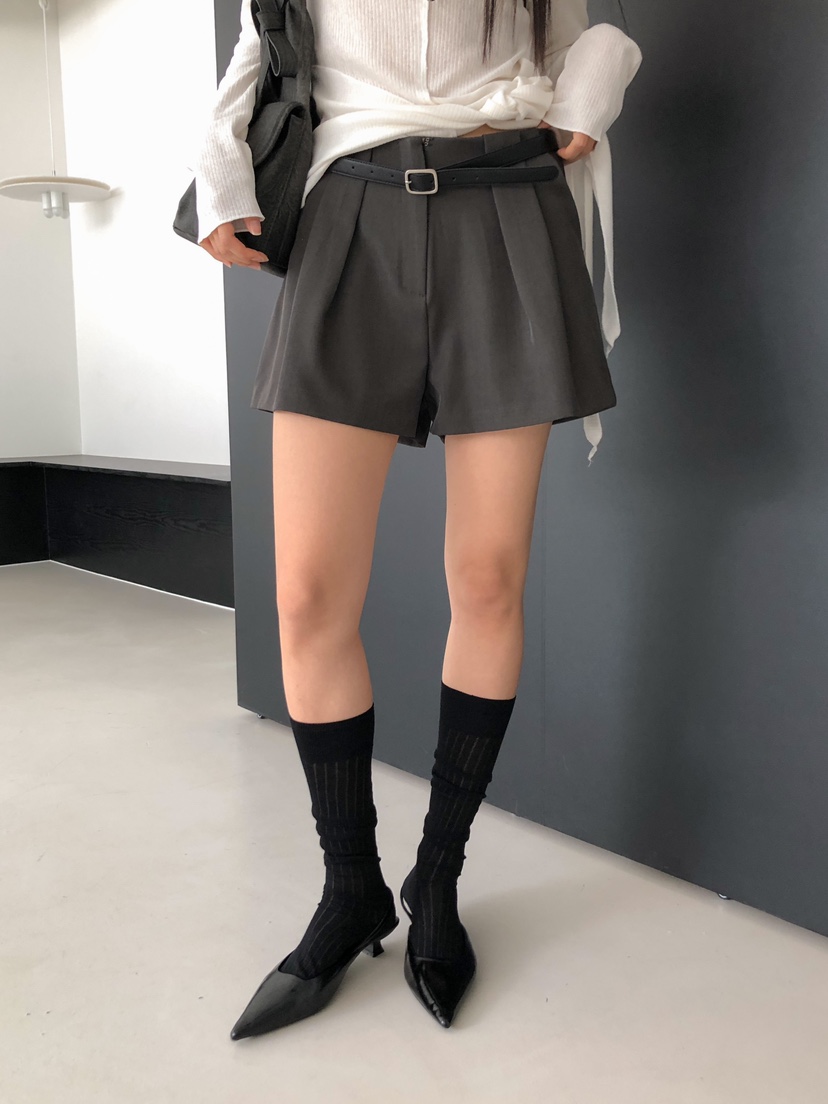 ROUGH東大門㊣代購女裝新款推薦人氣25秋冬熱賣休閑真品短褲ROUGH短褲