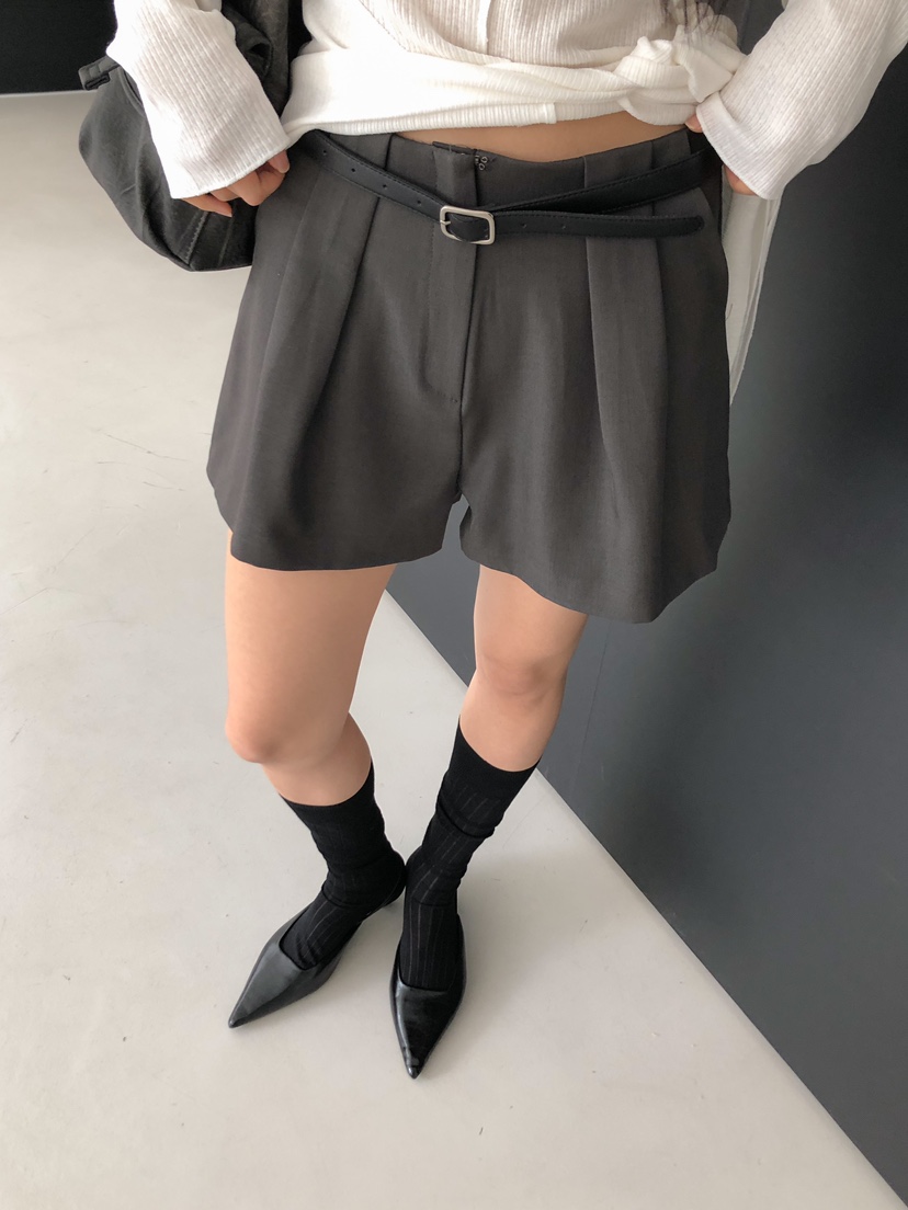 ROUGH東大門㊣代購女裝新款推薦人氣25秋冬熱賣休閑真品短褲ROUGH短褲