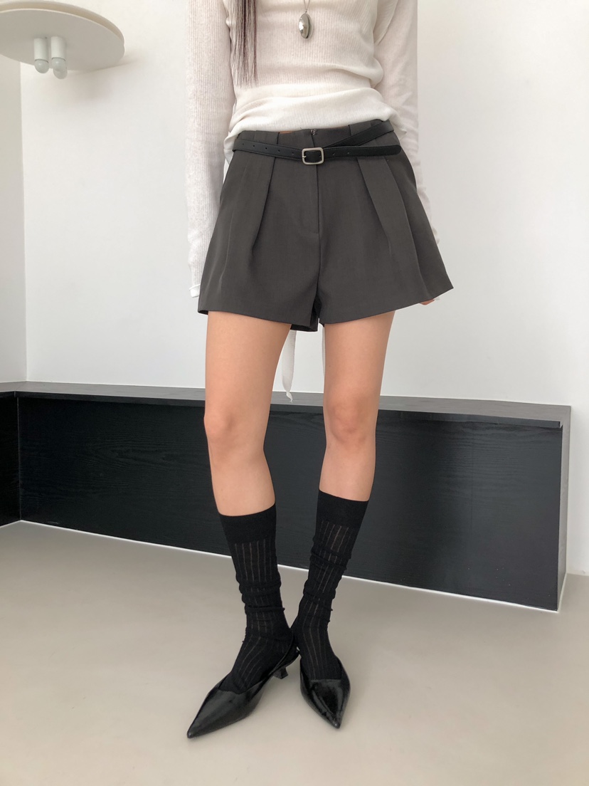 ROUGH東大門㊣代購女裝新款推薦人氣25秋冬熱賣休閑真品短褲ROUGH短褲