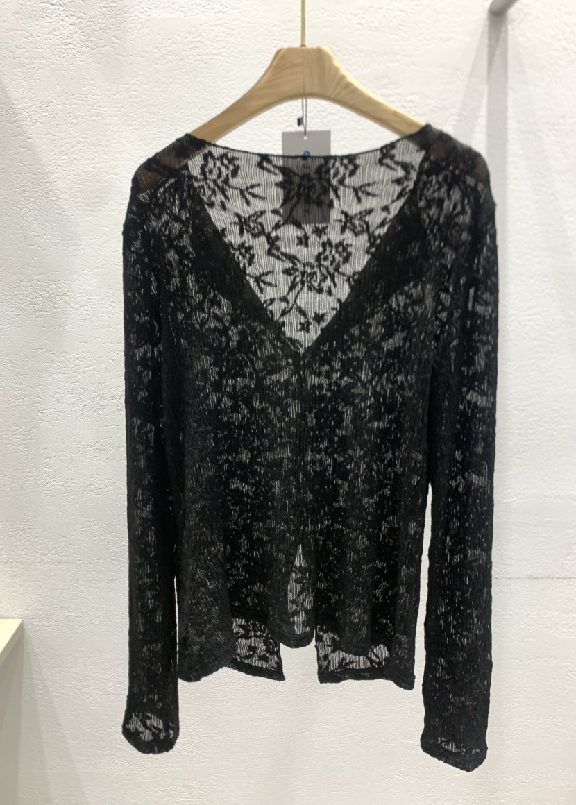JIMMY韓國代購㊣女士新款25秋冬推薦熱賣襯衫蕾絲衫蕾絲開衫JIMMY/REMAKE襯衫/蕾絲衫
