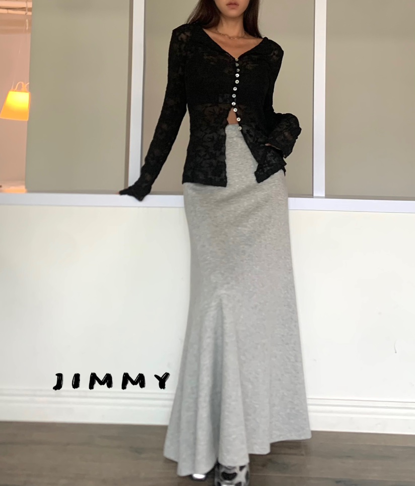 JIMMY韓國代購㊣女士新款25秋冬推薦熱賣襯衫蕾絲衫蕾絲開衫JIMMY/REMAKE襯衫/蕾絲衫