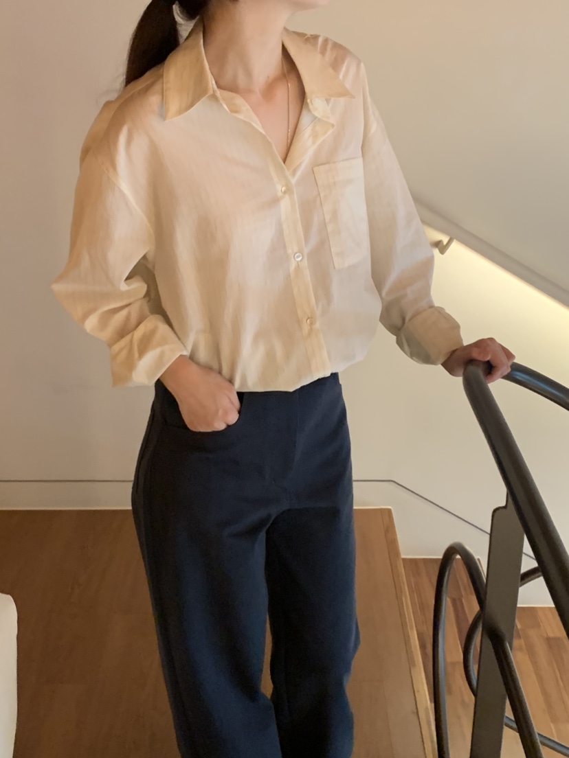 TAF東大門㊣實拍女裝新款25秋冬休閑熱賣時尚真品襯衫蕾絲衫TAF襯衫/蕾絲衫