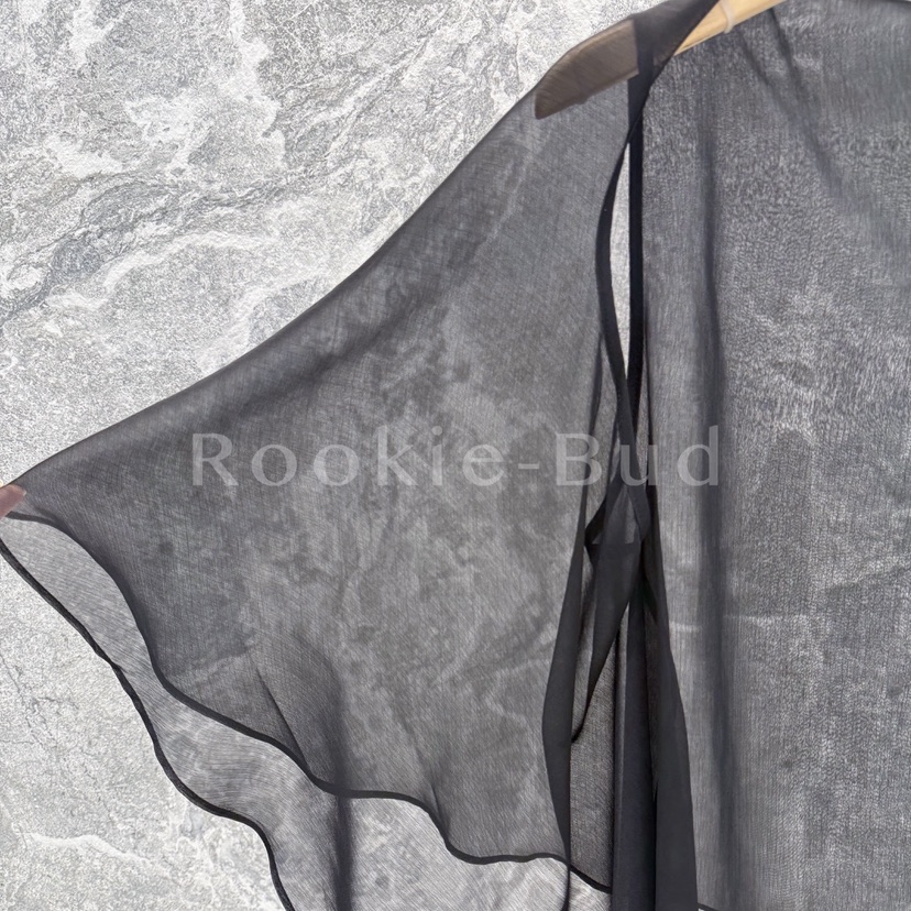 ROOKIE BUD東大門㊣實拍女士新品真品推薦時尚襯衫蕾絲衫透明ROOKIE BUD-L襯衫/蕾絲衫