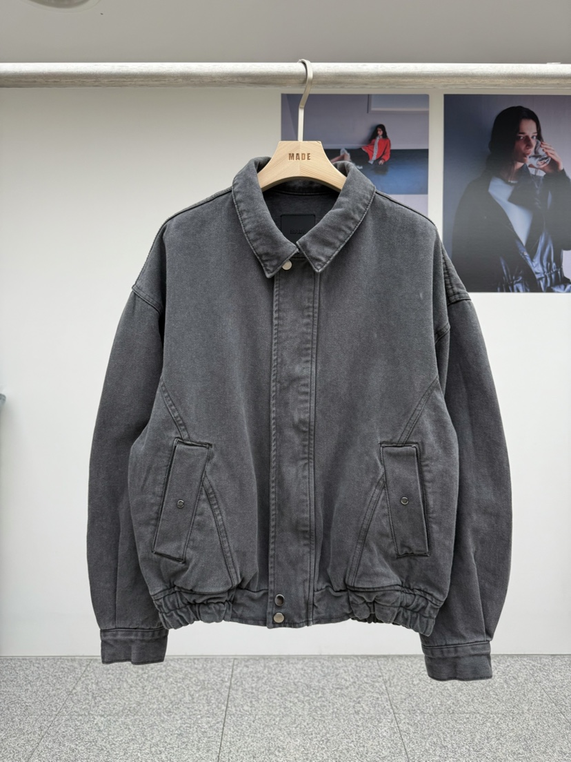 MADE-P東大門㊣實拍女士新款推薦人氣25秋冬真品熱賣時尚夾克MADE-P夾克圖色1