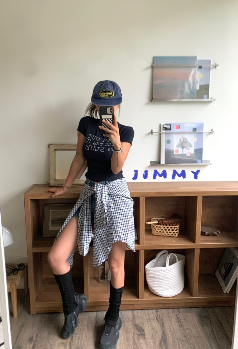 JIMMY韓國直郵㊣女裝新款推薦真品熱賣休閑職業人氣25秋冬T恤JIMMY/REMAKET恤