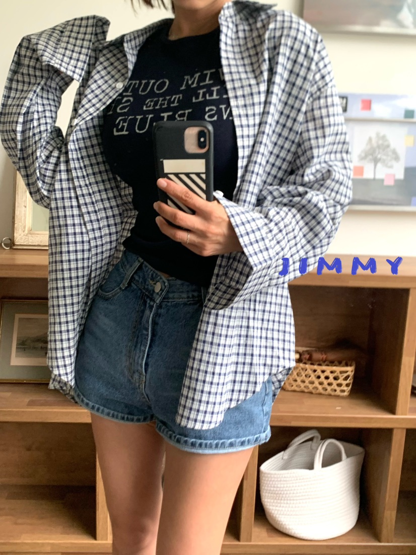 JIMMY東大門㊣代購女士新品推薦人氣真品休閑時尚襯衫蕾絲衫JIMMY/REMAKE襯衫/蕾絲衫