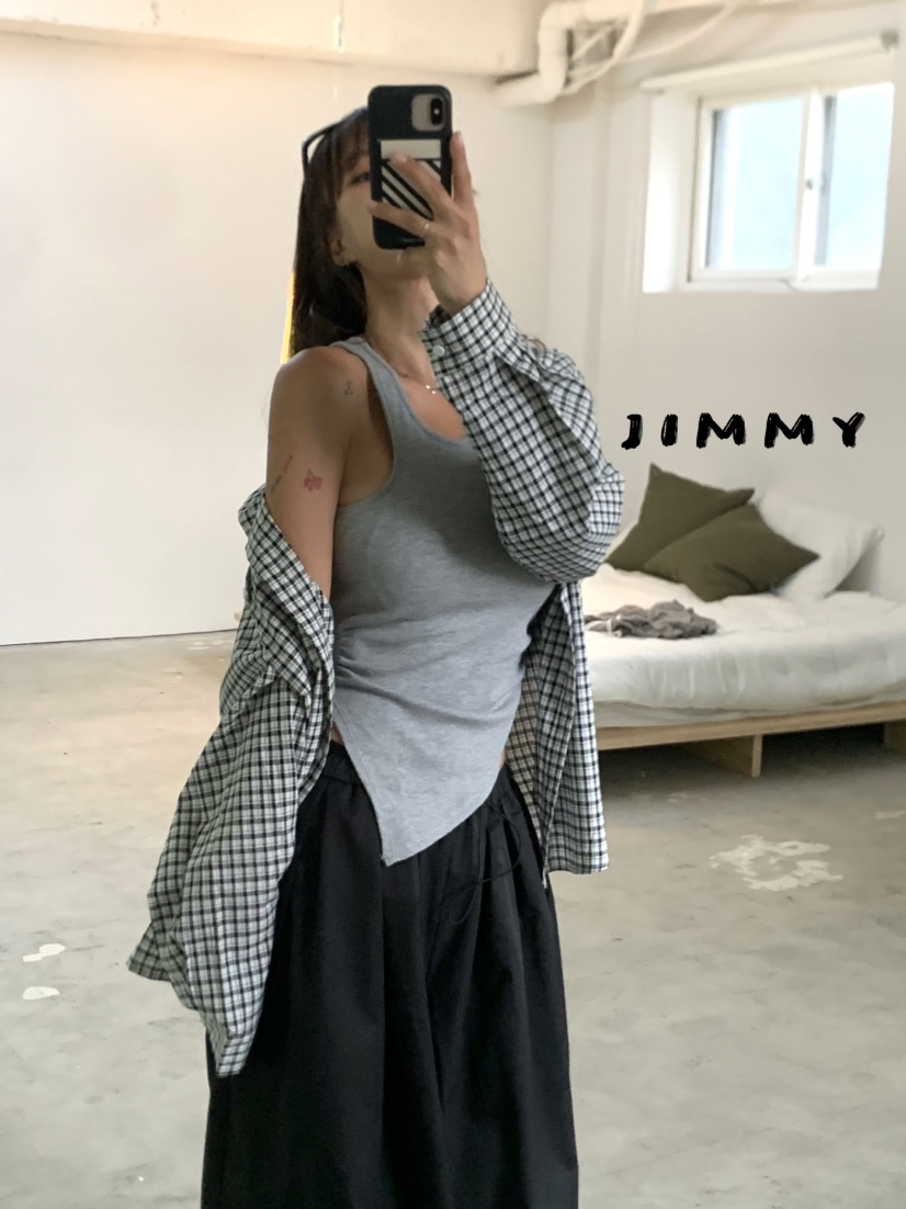 JIMMY東大門㊣代購女士新品推薦人氣真品休閑時尚襯衫蕾絲衫JIMMY/REMAKE襯衫/蕾絲衫